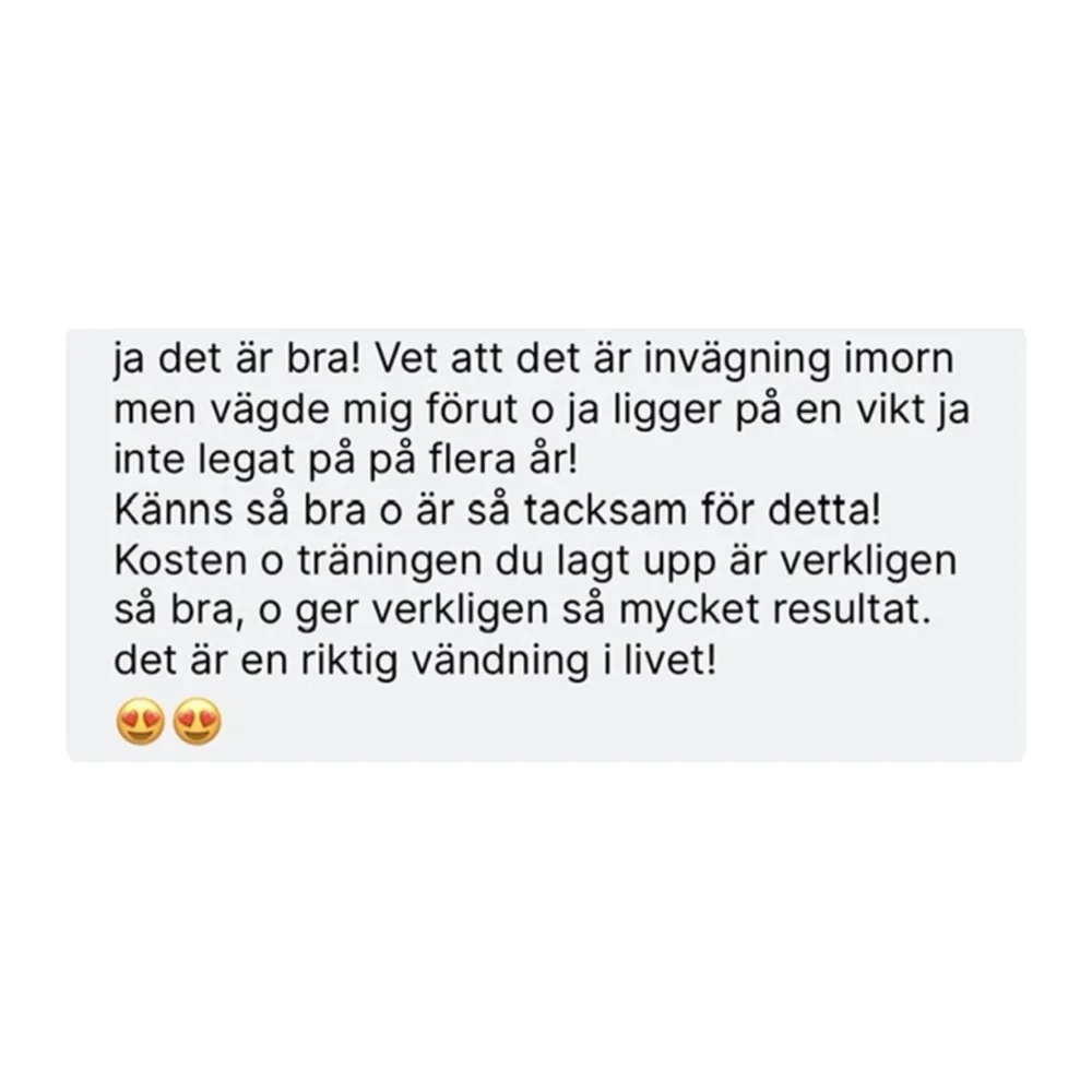 Meddelande från klient