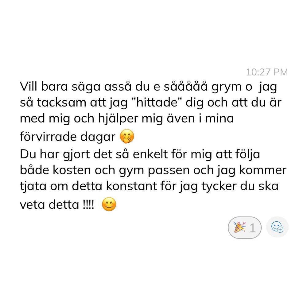 Meddelande från klient