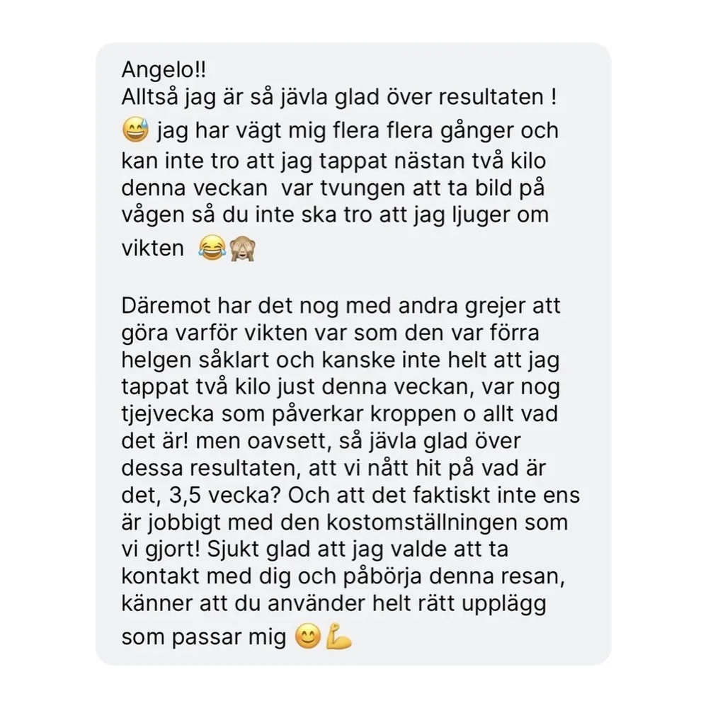 Meddelande från klient