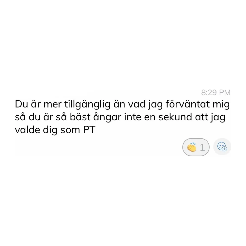 Meddelande från klient