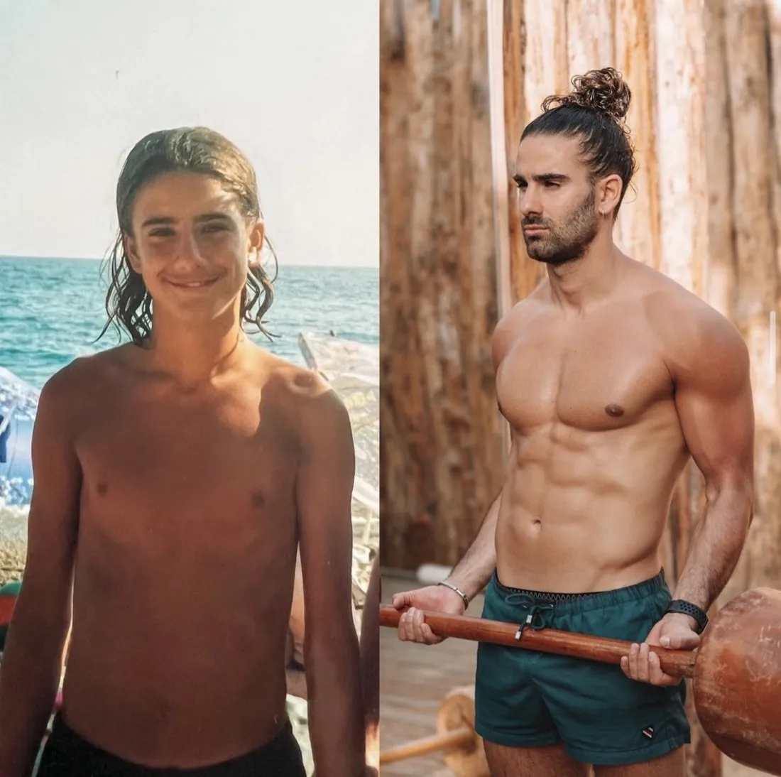 Angelo, then and now